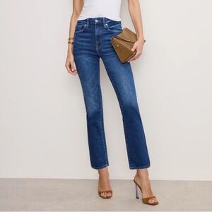 Good American ALWAYS FITS GOOD LEGS STRAIGHT in Blue1571